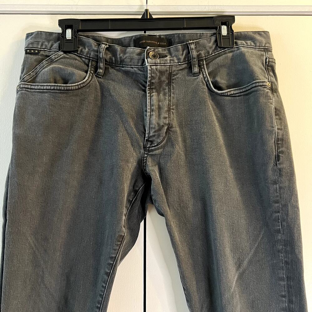 john varvatos star Usa matchstick jeans size 32 gray - Picture 3 of 7